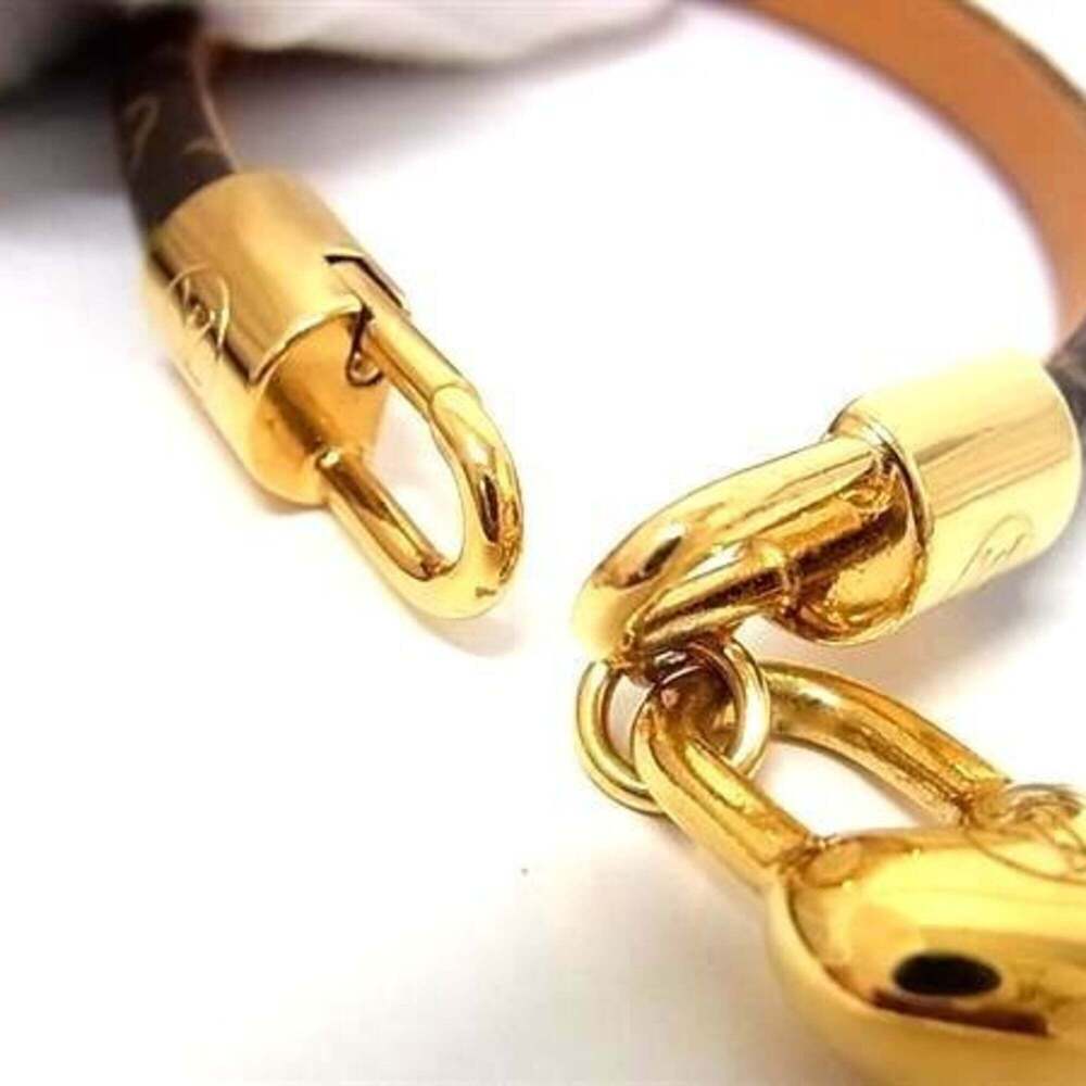 LOUIS VUITTON Brown Monogram Heart Charm Bracelet - Picture 3 of 4